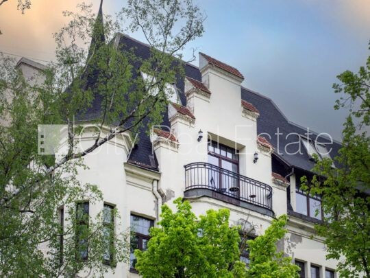 Zeme īpašumā, fasādes māja, renovēta māja, ķieģeļu mūra sienas, fasāde ar dekoratīvo Rīga - foto 20