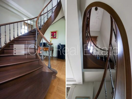 Zeme īpašumā, fasādes māja, renovēta māja, ķieģeļu mūra sienas, fasāde ar dekoratīvo Rīga - foto 12