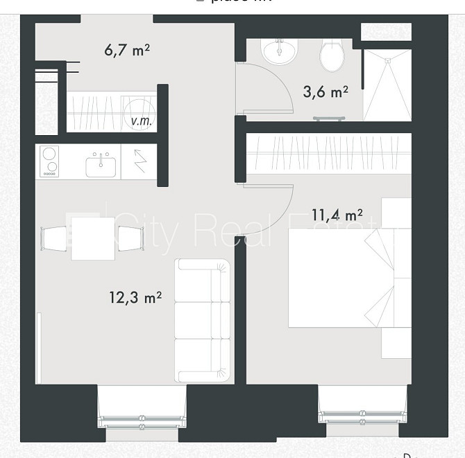 Renovēta māja, kāpņu telpa pēc kapitālā remonta, logi vērsti uz ielas pusi, guļamistabu Rīga - foto 10