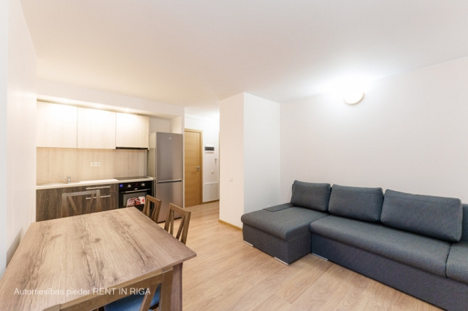 В аренду предлагается 2-комнатная квартира в новом проекте.  Квартира оборудована Рига - изображение 4