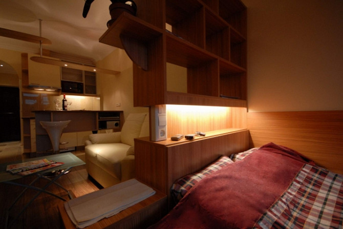 Vienistabas studio tipa dzīvoklis jaunajā projektā Klijānu ielā ar terasi uz parka pusi.  + Rīga - foto 9