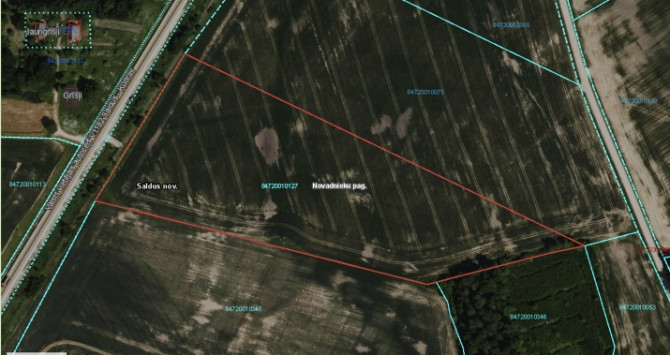 Tiek pārdota lauksaimniecības zeme Saldus novada, Novadnieku pagastā Saldus un Saldus novads - foto 1