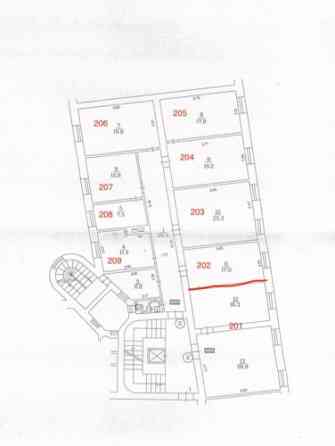 Продаётся просторная квартира площадью 202,9 м2 с двумя входами. Недвижимость Рига