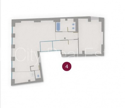 Фасадный дом, реставрированный дом, вход с улицы, лифт, окна выходят в обе стороны Рига - изображение 16