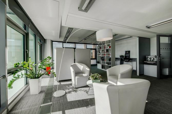 Oфис в новом здании CITADELE BANKA.   + Место в закрытом авто гараже с видеонаблюдением Рига - изображение 3