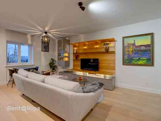 Уютная квартира в полностью отреставрированном здании с элегантным фасадом, с Rīga