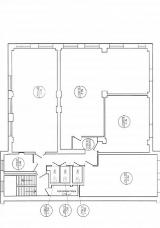 Светлый офис в качественно отреставрированном здании.  Офис прямоугольной формы. Рига - изображение 6