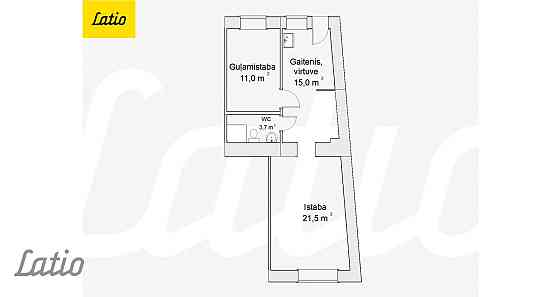 Tiek piedāvāts īrei lielisks, pilnībā mēbelēts 2 istabu dzīvoklis Rīgas klusajā centrā  prestižajā v Рига