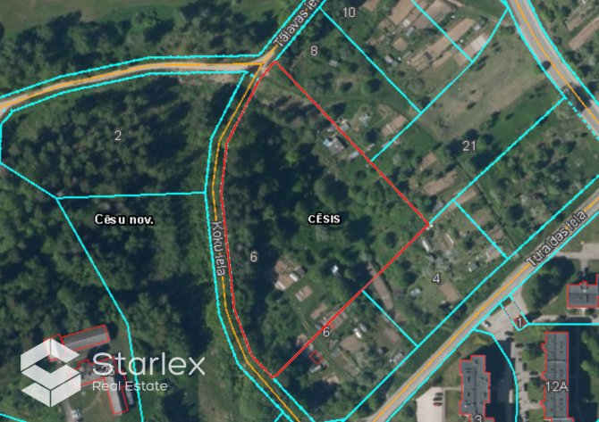 Pārdod savrupmāju apbūves zemes gabalu Tālavas ielā 6, Cēsīs.Mēs piedāvājam iegādāties Cēsis un Cēsu novads - foto 13