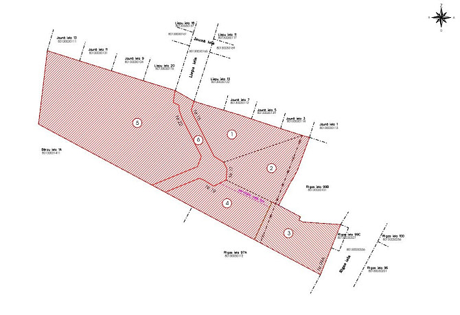 Общая площадь земельного участка: 2434 м2Статус земельного участка: лесной массив Саулкрасты - изображение 7