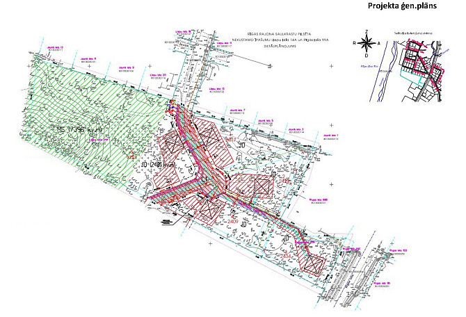 Общая площадь земельного участка: 2434 м2Статус земельного участка: лесной массив Саулкрасты - изображение 8