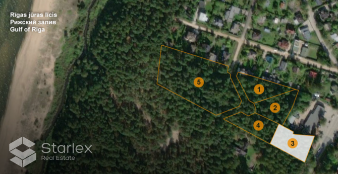 Общая площадь земельного участка: 2434 м2Статус земельного участка: лесной массив Саулкрасты - изображение 6