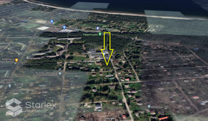 Pārdod zemes gabalu ar platību 2737 m2 Rūpniecības ielā 8, Kauguros. Centrāla atrašanās vieta Kaugur Юрмала - изображение 7