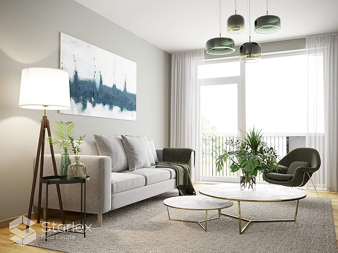 Очаровательная двухкомнатная квартира с балконом на берегу озера Югла.  Дом сдан Рига - изображение 9