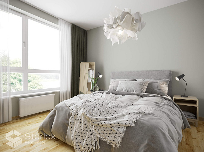 Очаровательная двухкомнатная квартира с балконом на берегу озера Югла.  Дом сдан Рига - изображение 12