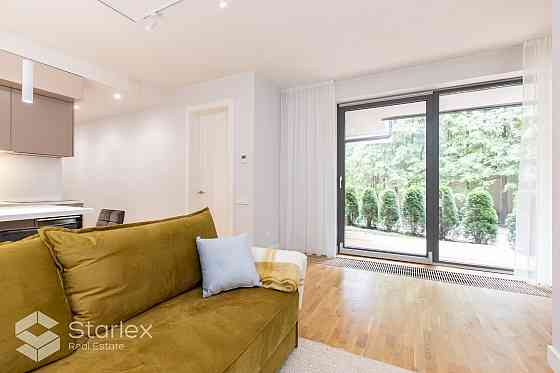 Предлагаем полностью оборудованные апартаменты в новом проекте на 1 этаже с Юрмала