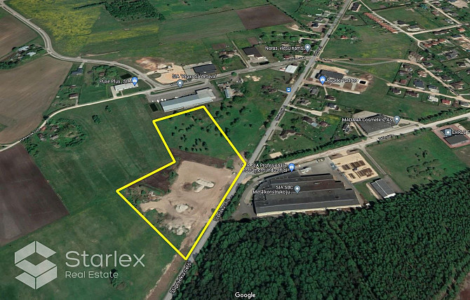 Продается земельный участок площадью 3,25 га на улице Стипниеку, Марупе, в Малпилская вол. - изображение 1