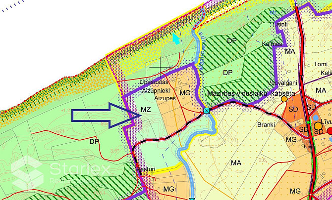 Pārdod zemes īpašumu ar kopējo platību 3,79 ha Mazirbē, pirmajā līnijā no jūras. Lielisks Talsi un Talsu novads - foto 8