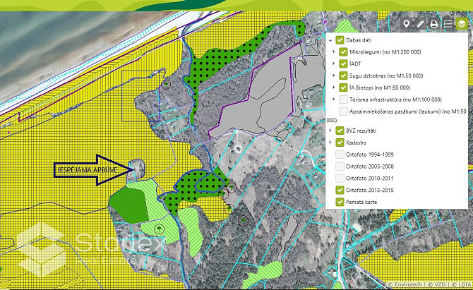 Pārdod zemes īpašumu ar kopējo platību 3,79 ha Mazirbē, pirmajā līnijā no jūras. Lielisks Talsi un Talsu novads - foto 7