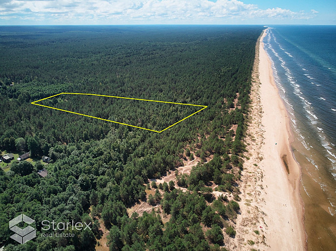 Pārdod zemes īpašumu ar kopējo platību 3,79 ha Mazirbē, pirmajā līnijā no jūras. Lielisks Talsi un Talsu novads - foto 1