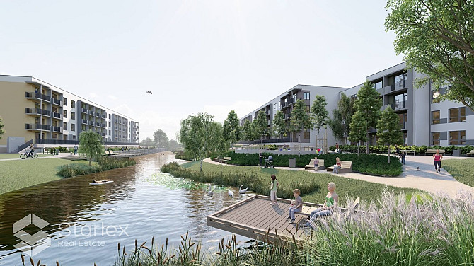 Burvīgs trīsistabu dzīvoklis ar balkonu pie Juglas ezera. Divas guļamistabas un divi sanmezgli, Rīga - foto 14