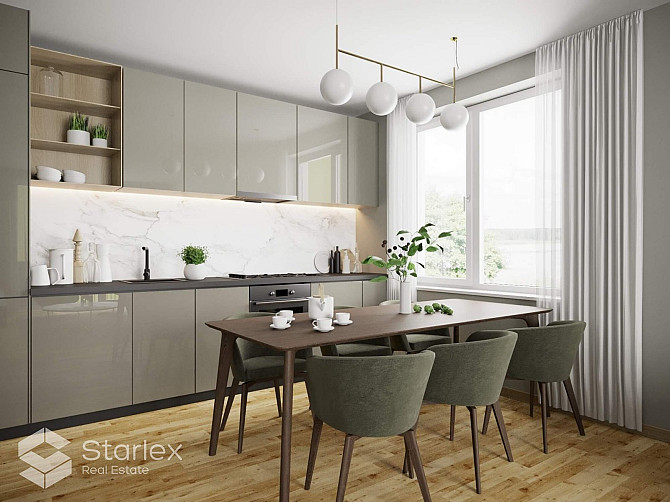 Burvīgs trīsistabu dzīvoklis ar balkonu pie Juglas ezera. Divas guļamistabas un divi sanmezgli, Rīga - foto 17