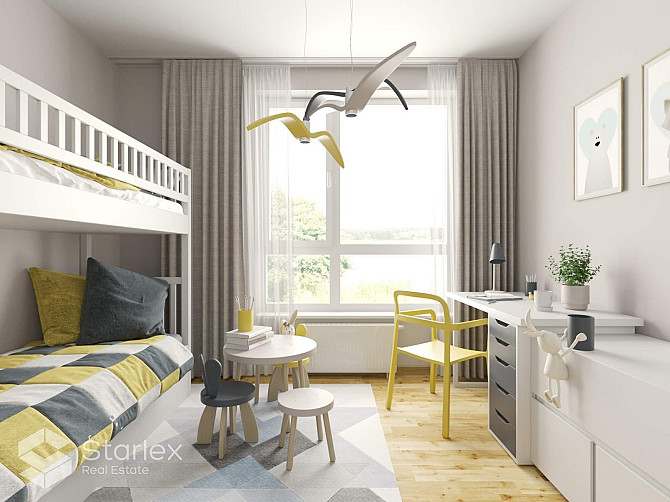 Burvīgs trīsistabu dzīvoklis ar balkonu pie Juglas ezera. Divas guļamistabas un divi sanmezgli, Rīga - foto 20