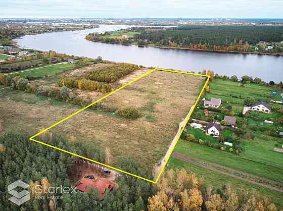 Pārdod zemes gabalu ar platību 3,9 ha pirmajā līnijā no Daugavas ciematā Alejas, Ķekavas novadā. Rob Ķekavas pagasts