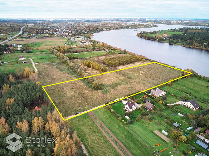 Pārdod zemes gabalu ar platību 3,9 ha pirmajā līnijā no Daugavas ciematā Alejas, Ķekavas Ķekavas pagasts - foto 1