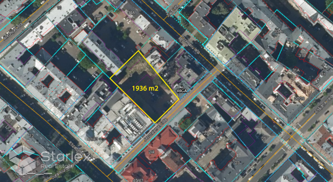 Pārdod no apbūves pilnībā attīrītu zemes gabalu Rīgas aktīvajā centrā, Jeruzalemes ielā Rīga - foto 5
