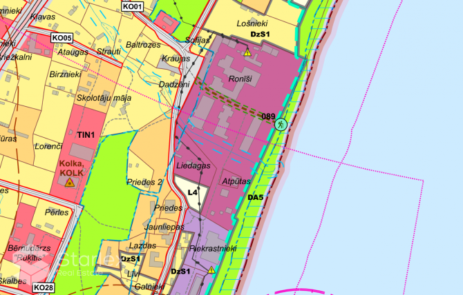 Pārdod zemes īpašumu pašā jūras krastā, 2 km attālumā no Kolkas raga. Zemes gabals ar Talsi un Talsu novads - foto 19