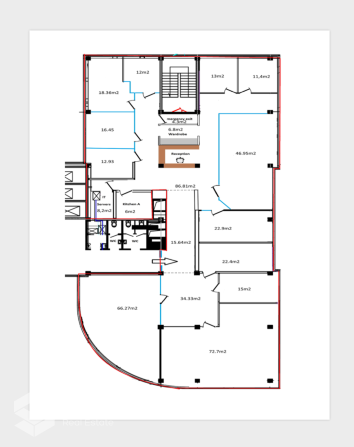 Светлое, современное офисное помещение класса А. Высококлассное офисное здание. Рига - изображение 12