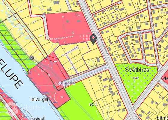 Продается земельный участок площадью 1,6 га в городе Елгава, на Калнциема шоссе, Елгава и Елгавский край