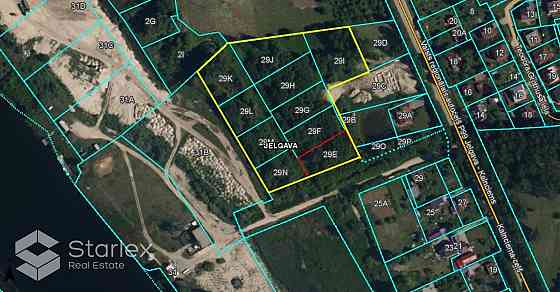 Продается земельный участок площадью 1,6 га в городе Елгава, на Калнциема шоссе, Елгава и Елгавский край