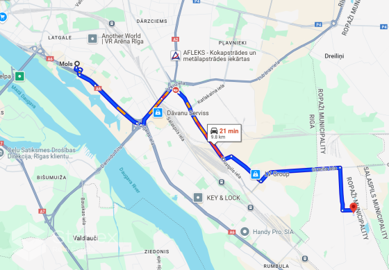 Продается большой земельный участок в Стопиньском районе, Румбула, улица Гетлиню Rīgas rajons