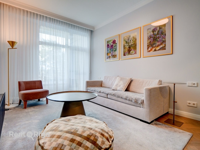 Ekskluzīvs dzīvokli Majoros!   Tikai 180 metru attālumā no Baltijas jūras.   Plānojums: Jūrmala - foto 1