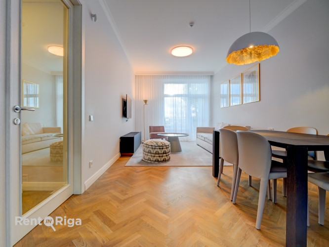 Ekskluzīvs dzīvokli Majoros!   Tikai 180 metru attālumā no Baltijas jūras.   Plānojums: Jūrmala - foto 3