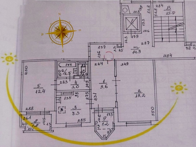 Dzīvokļa video tūri var noskatīties, nospiežot uz mājas lapas sludinājuma lejas daļā. Zem tirgus... Рига - изображение 18