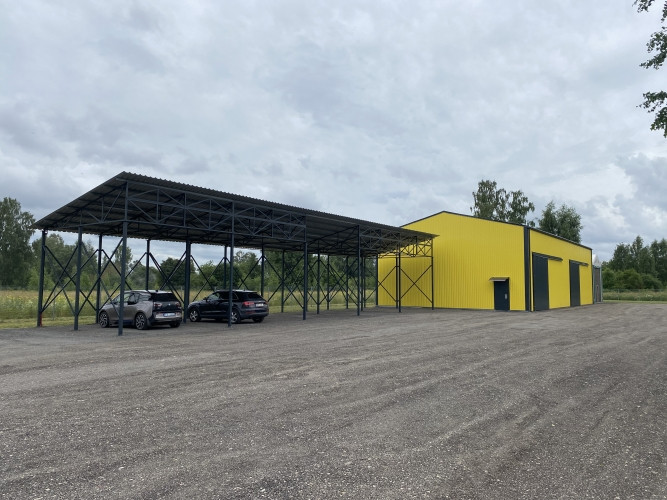 Noliktavas, ražošanas telpas Rumbula. Ēkas jaunas, tikko nodotas ekspluatācijā.  + Angārs Bauska un Bauskas novads - foto 5