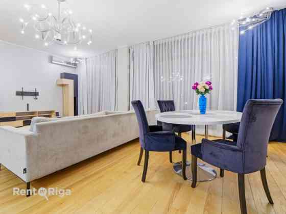 Exclusive 2-room apartment with a private sauna for rent!   A spacious and fully furnished apartment Рига