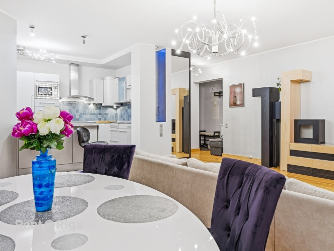 Exclusive 2-room apartment with a private sauna for rent!   A spacious and fully furnished apartment Рига - изображение 5