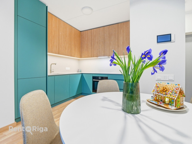Ilgtermiņa īrei tiek piedāvāts gaišs, mājīgs un jauns 3 istabu dzīvoklis jaunajā projektā Kuldīgas p Рига - изображение 4