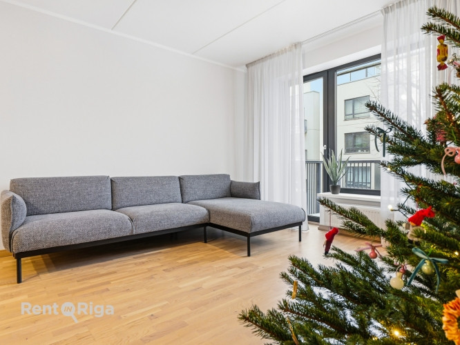 Ilgtermiņa īrei tiek piedāvāts gaišs, mājīgs un jauns 3 istabu dzīvoklis jaunajā projektā Kuldīgas p Рига - изображение 6