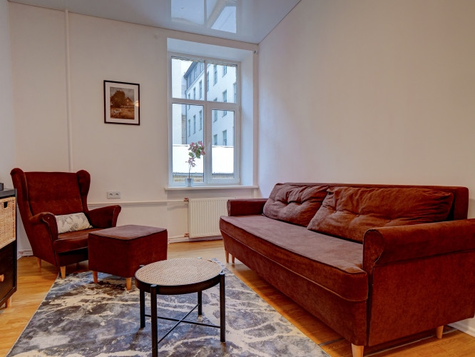 Izīrē gaišu un plašu dzīvokli Merķeļa ielā 8, pašā Rīgas centrā. Dzīvoklī ir divas izolētas guļamist Рига - изображение 12