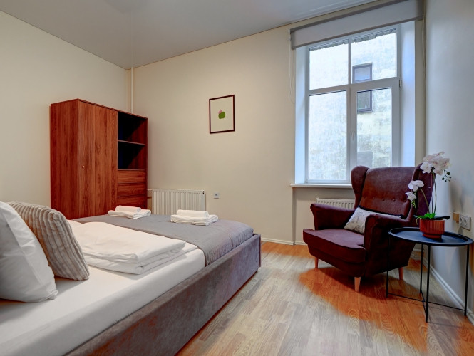 Izīrē gaišu un plašu dzīvokli Merķeļa ielā 8, pašā Rīgas centrā. Dzīvoklī ir divas izolētas guļamist Рига - изображение 15