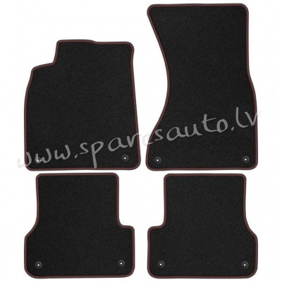 13G3-DWK - melna krāsa - Velūra Paklāji - UNSORTED VELOUR MATS Rīga - foto 1