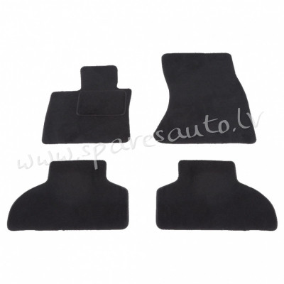 20T1-DWK - melna krāsa - Velūra Paklāji - UNSORTED VELOUR MATS Rīga - foto 1