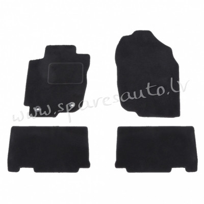 81X2-DWK - melna krāsa - Velūra Paklāji - UNSORTED VELOUR MATS Rīga - foto 1