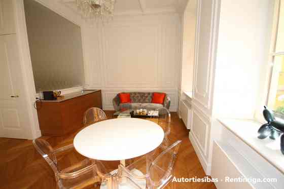 Сдаются в аренду эксклюзивная квартира  в районе посольств, уникальная Rīga