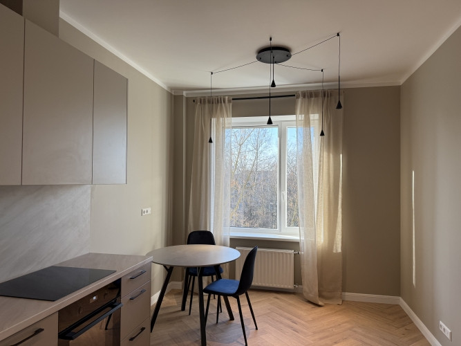 Izīrē 2-istabu dzīvokli renovētā ēkā!  Lauvas 7 ir viens no elegantākajiem renovētajiem Rīga - foto 5